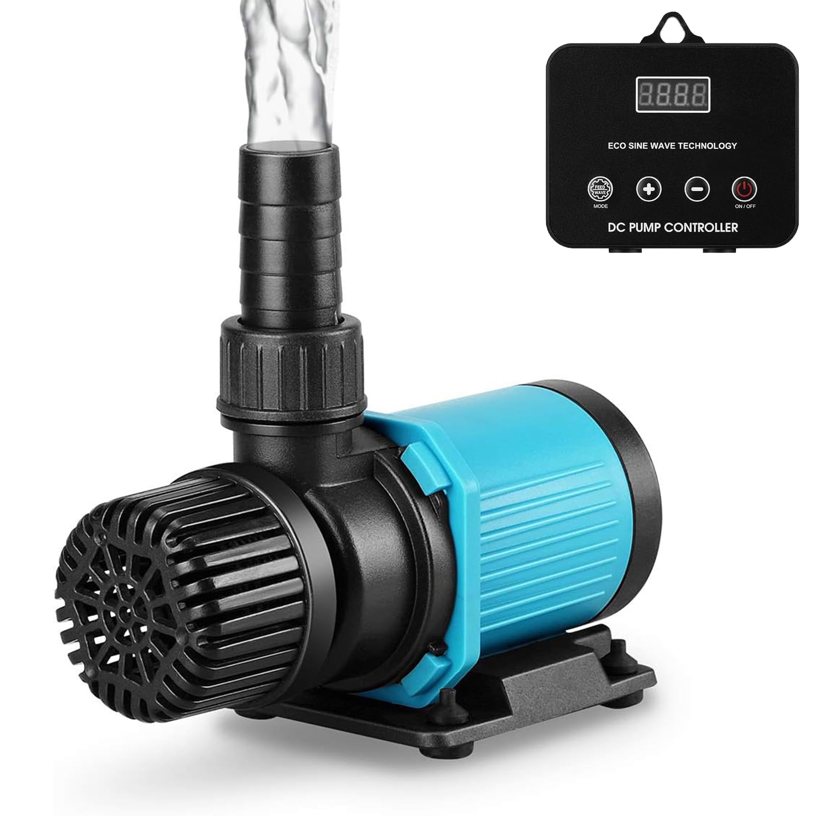 最新DCポンプ 最大12000L⁄H 6段階調整可能 両陸両用ポンプ 水中