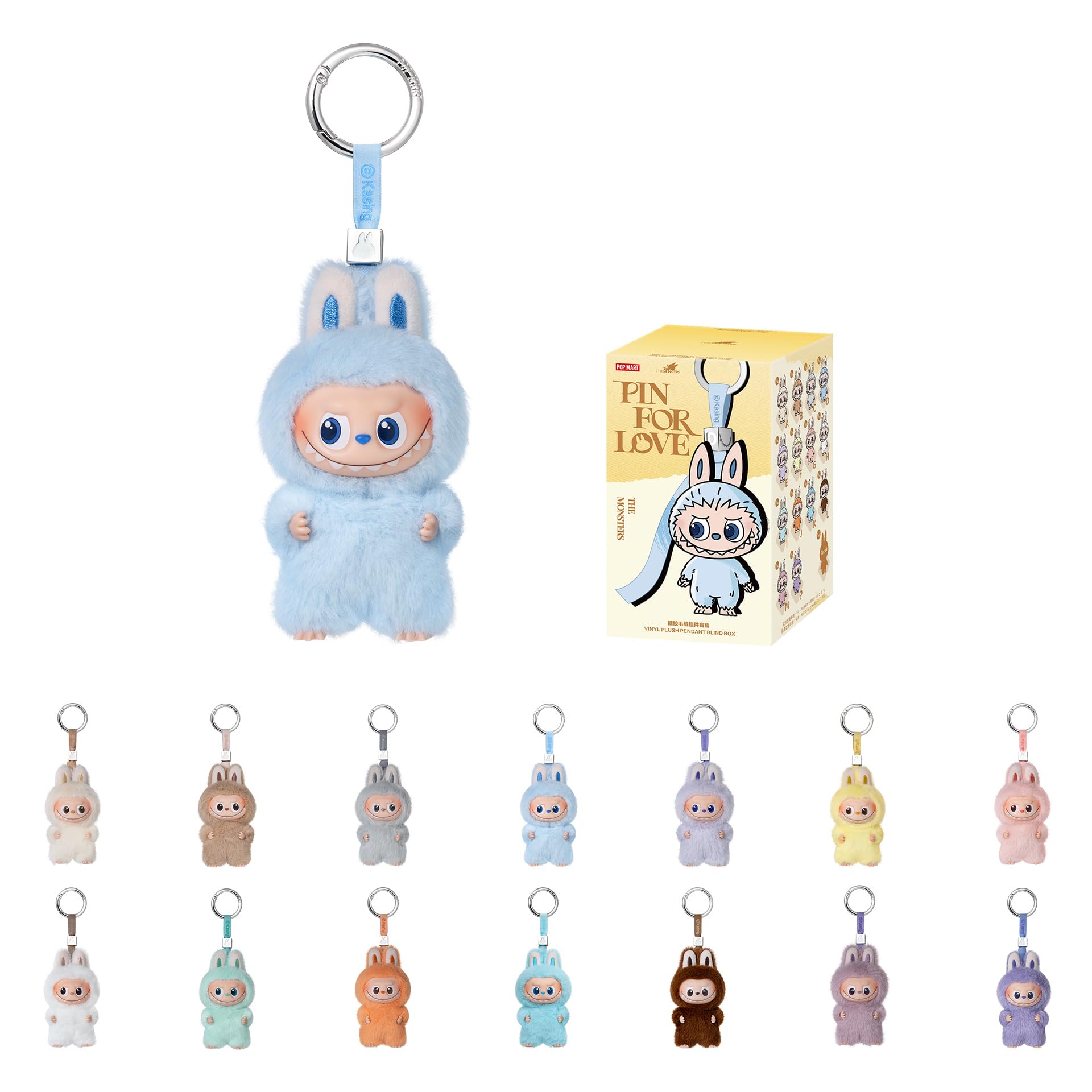 Amazon.co.jp: POP MART The Monster PIN for Loveシリーズ - ビニール
