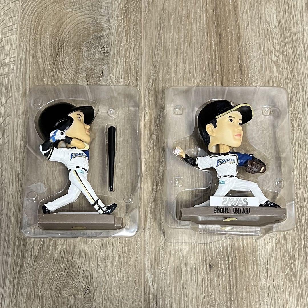 大谷翔平 ボブルヘッド 首振り人形 バッター ピッチャー 2個セット 箱