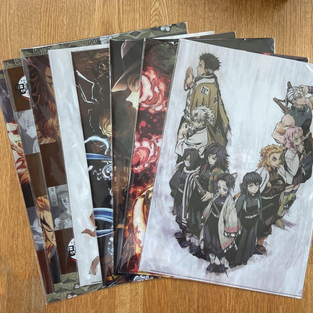 鬼滅の刃 クリアファイル 24枚 & ランチョンマットケース 10枚 セット｜