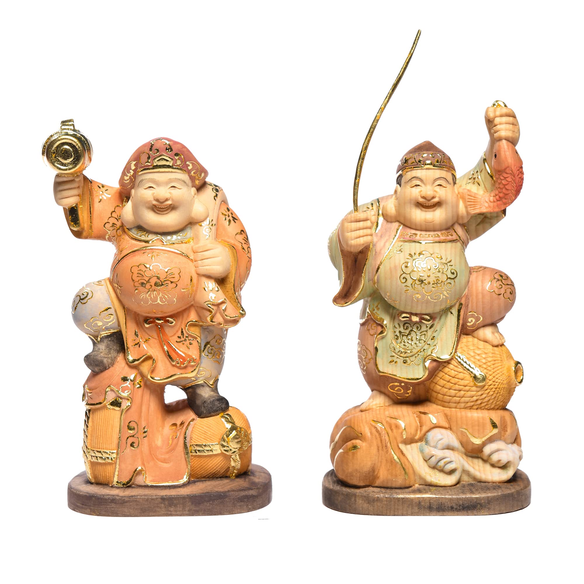 超希少‼️】九谷焼 七福神 大香炉 布袋/恵比寿/大黒天 金彩 縁起物