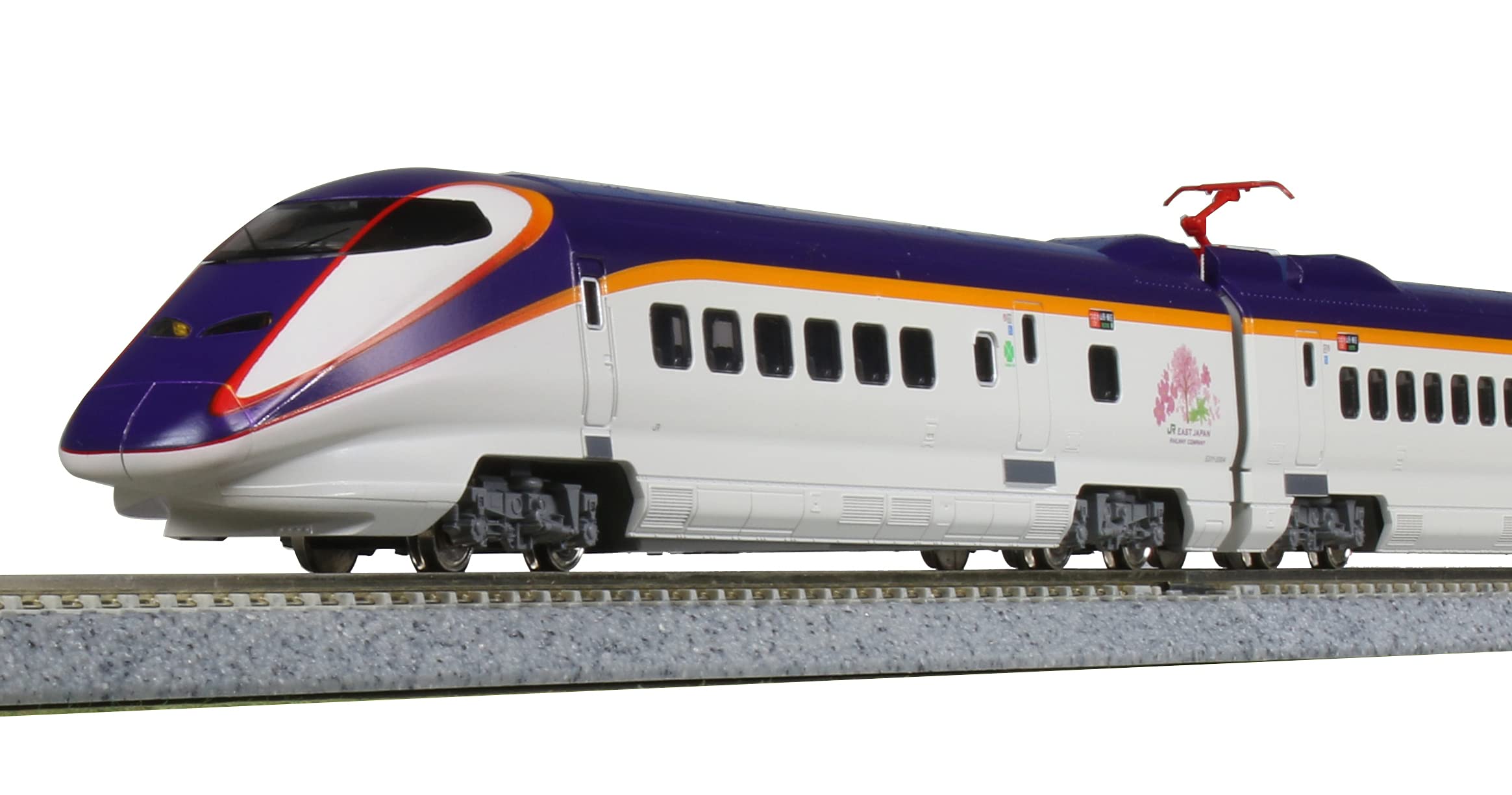 鉄道模型 E3系2000番台 つばさ 新塗装 7両セット 室内灯完備！！ 鉄道