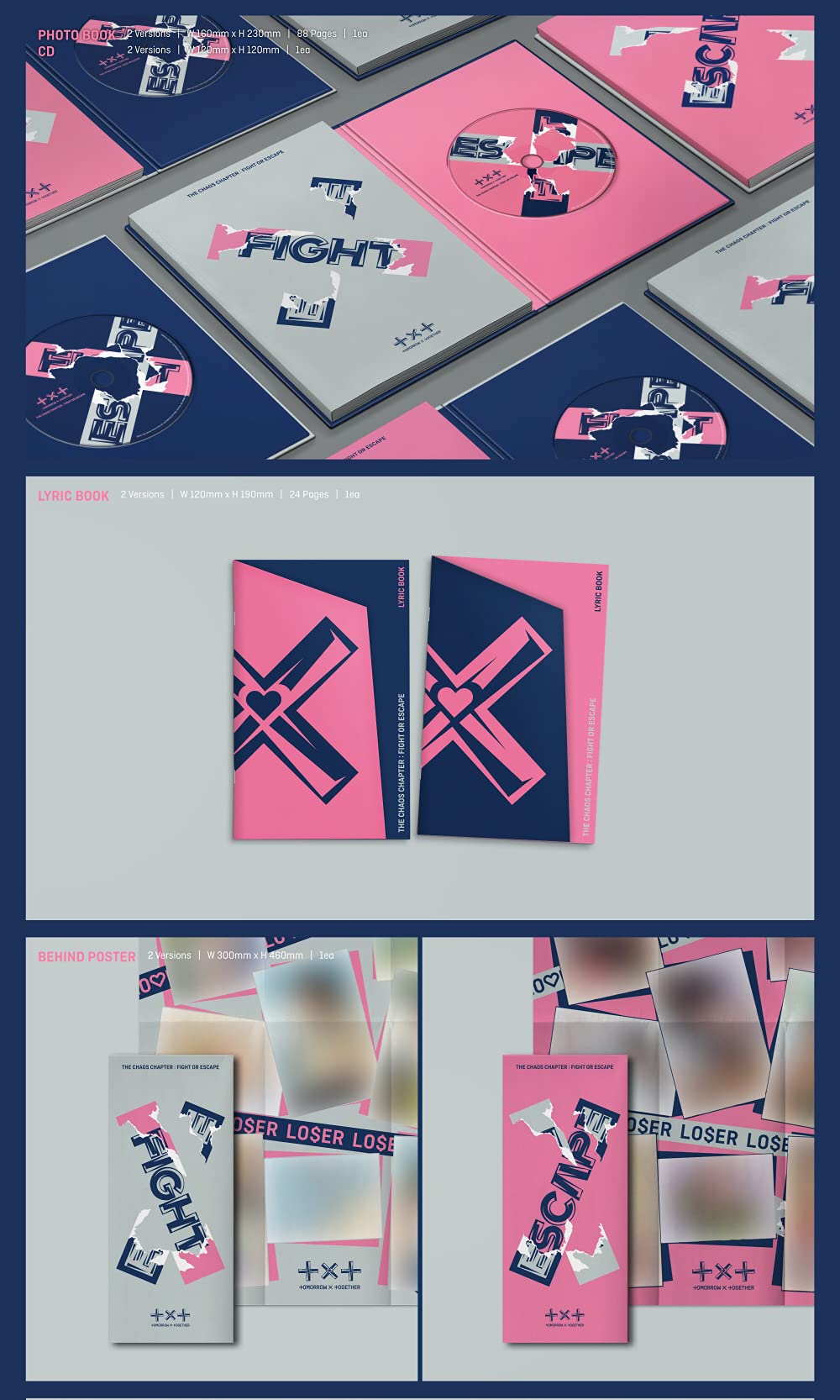 TXT fight or escape インスタントフォト チェキ Amazon.com: TXT