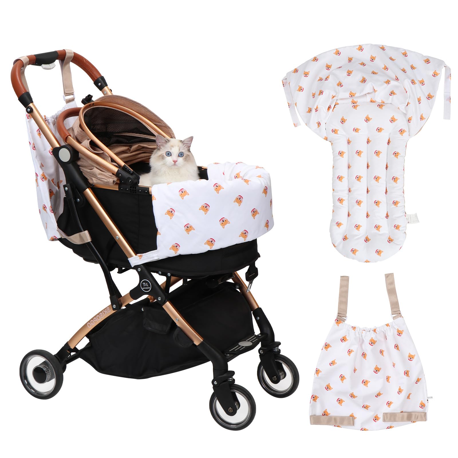 ペット カート バギー 折りたたみ シートクッション あごのせ 犬 猫