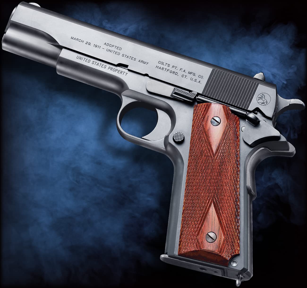 ウエスタンアームズ ライバック 1911 米国へレッツ製ココボログリップ