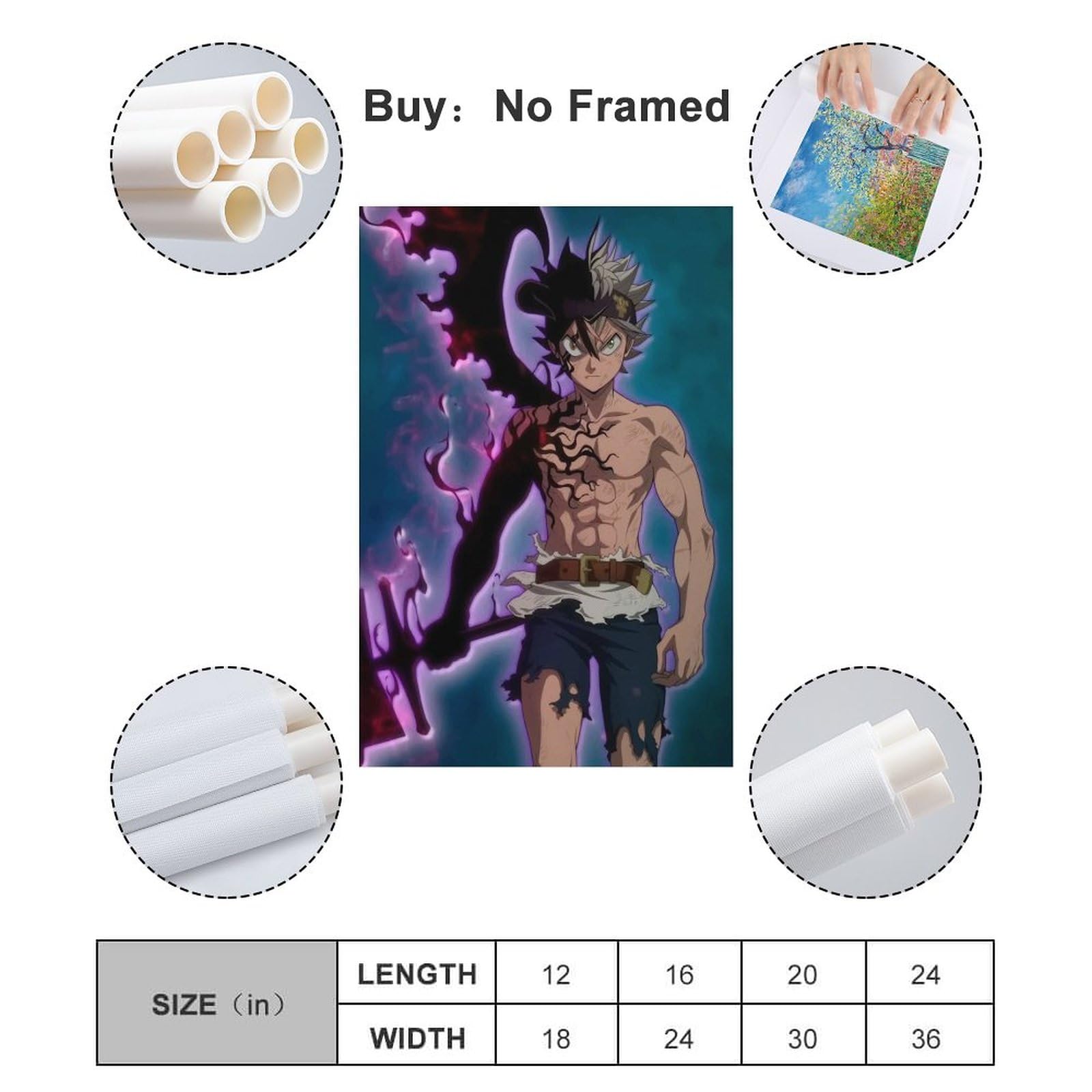 ブラクロ 直筆サイン入りポスター ジャンプ アスタ ☆JUMP SHOP原作新