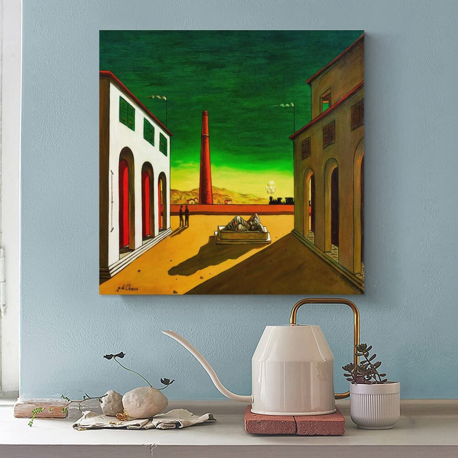 ジョルジョ・デ・キリコ、【大勝負（イタリア広場）】、希少