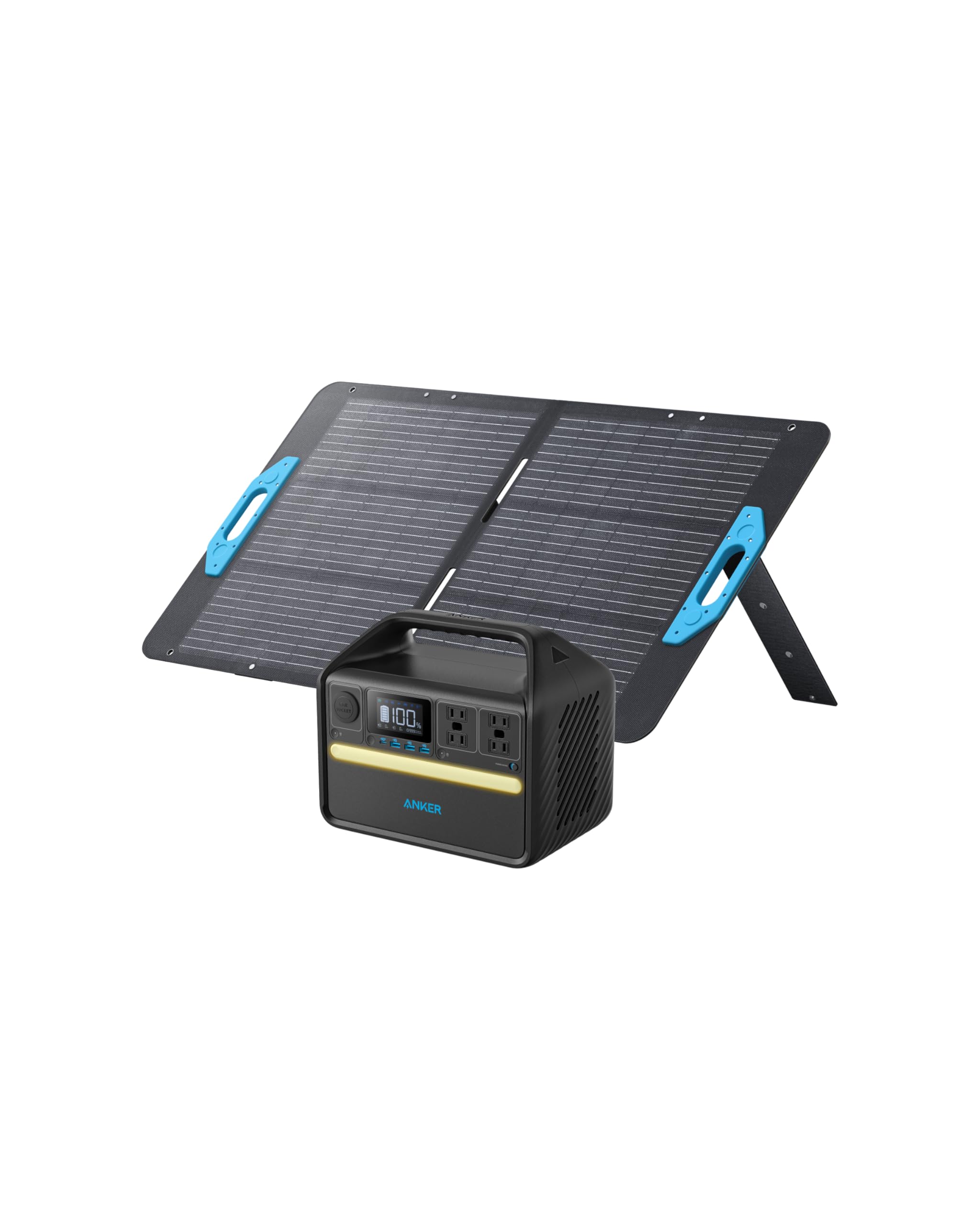 Amazon.com : Anker 535 Solar Generator, Powerhouse 512Wh with 100W