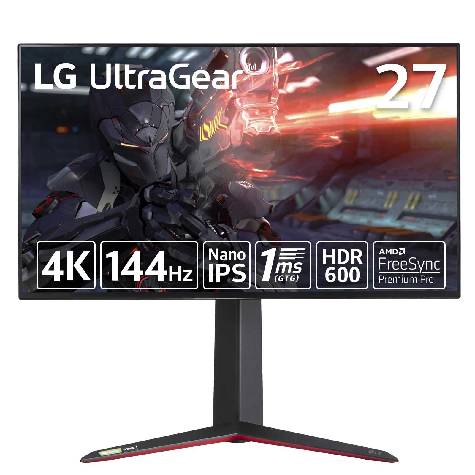 LG モニター 27インチ/4K/Nano IPS/1ms(GTG)/144Hz