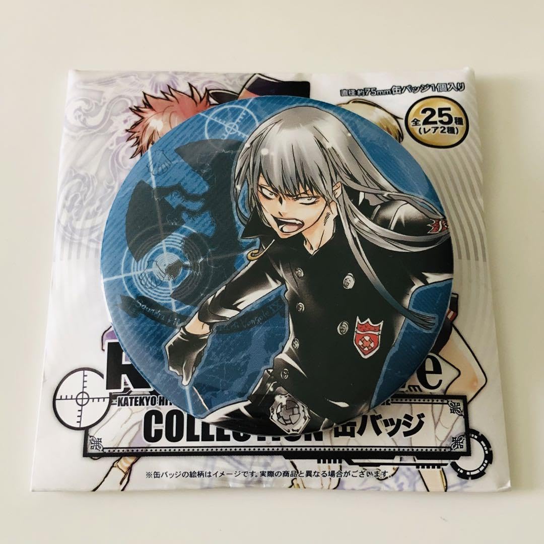 リボーン スクアーロ 六角形缶バッジ J-WORLD その1 Amazon.co.jp