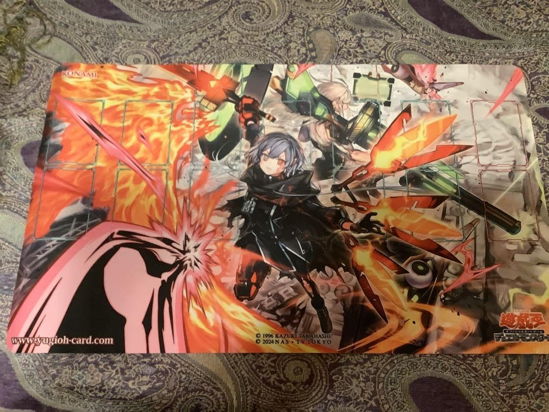 遊戯王 公式 WCQ 閃刀姫＝ゼロ プレイマット 北米版 遊戯王 公式 WCQ