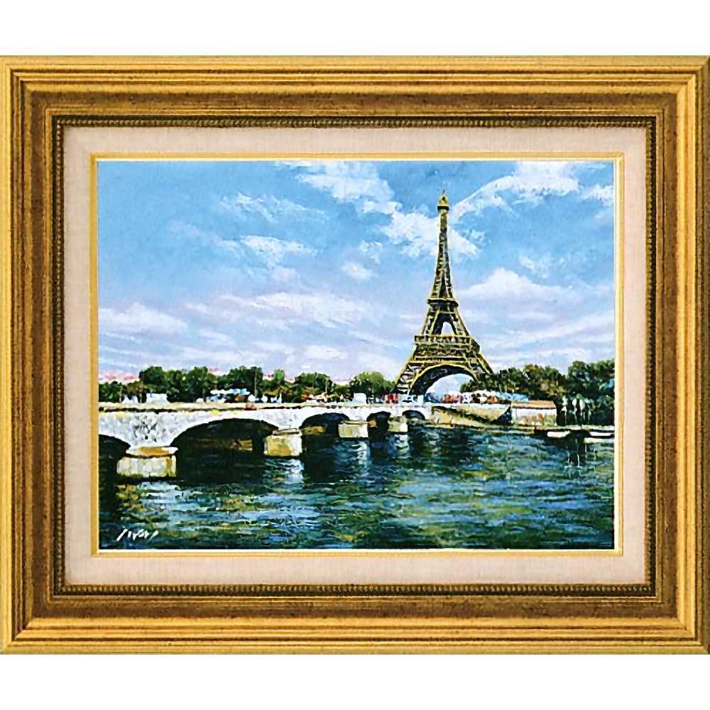 河畔 油絵 F8（455×380mm） 河畔 油絵 F8（455×380mm） 河畔 油絵 F8