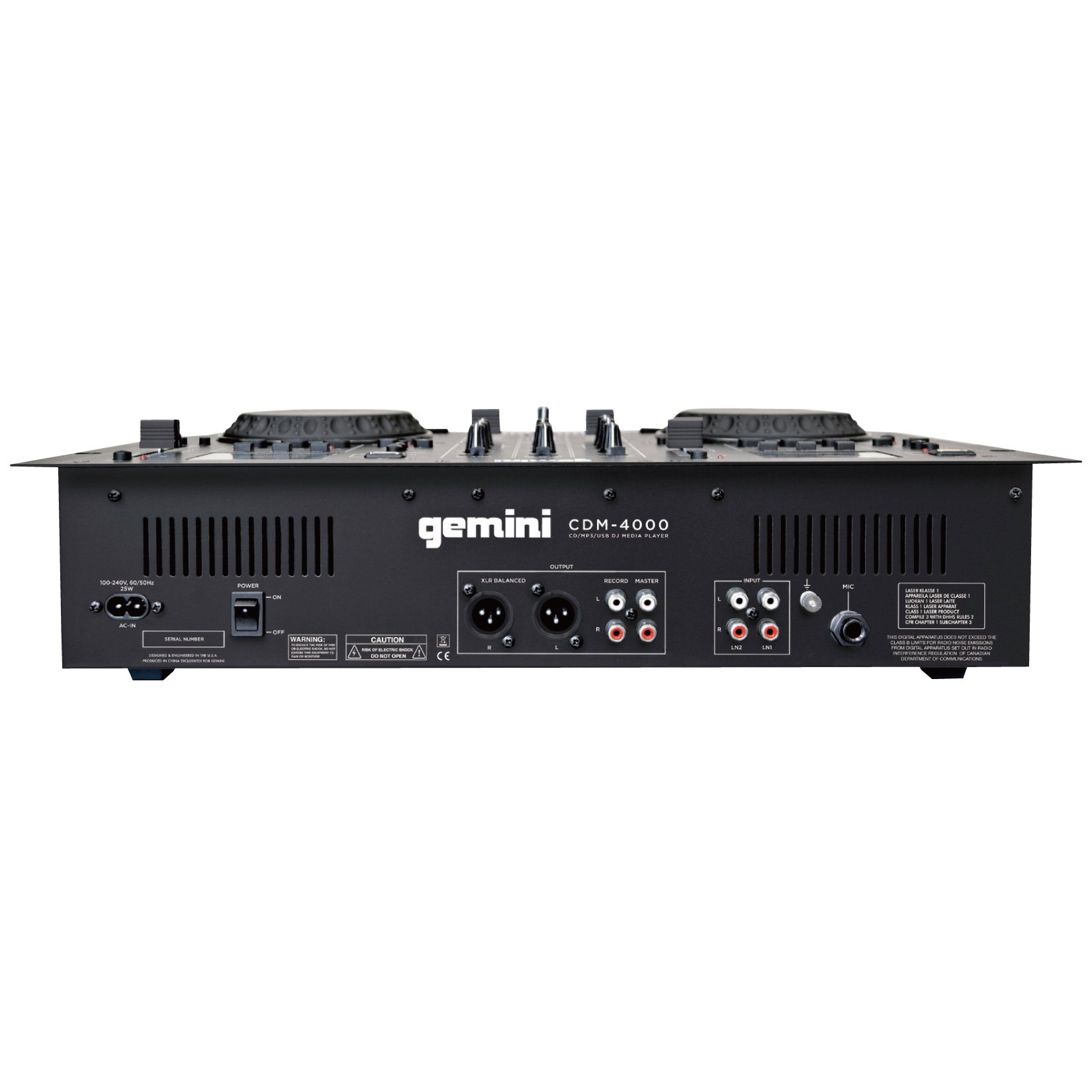 GEMINI CDM-4000 CD DJ CDJ プレーヤー ミキサー CDM-4000BT