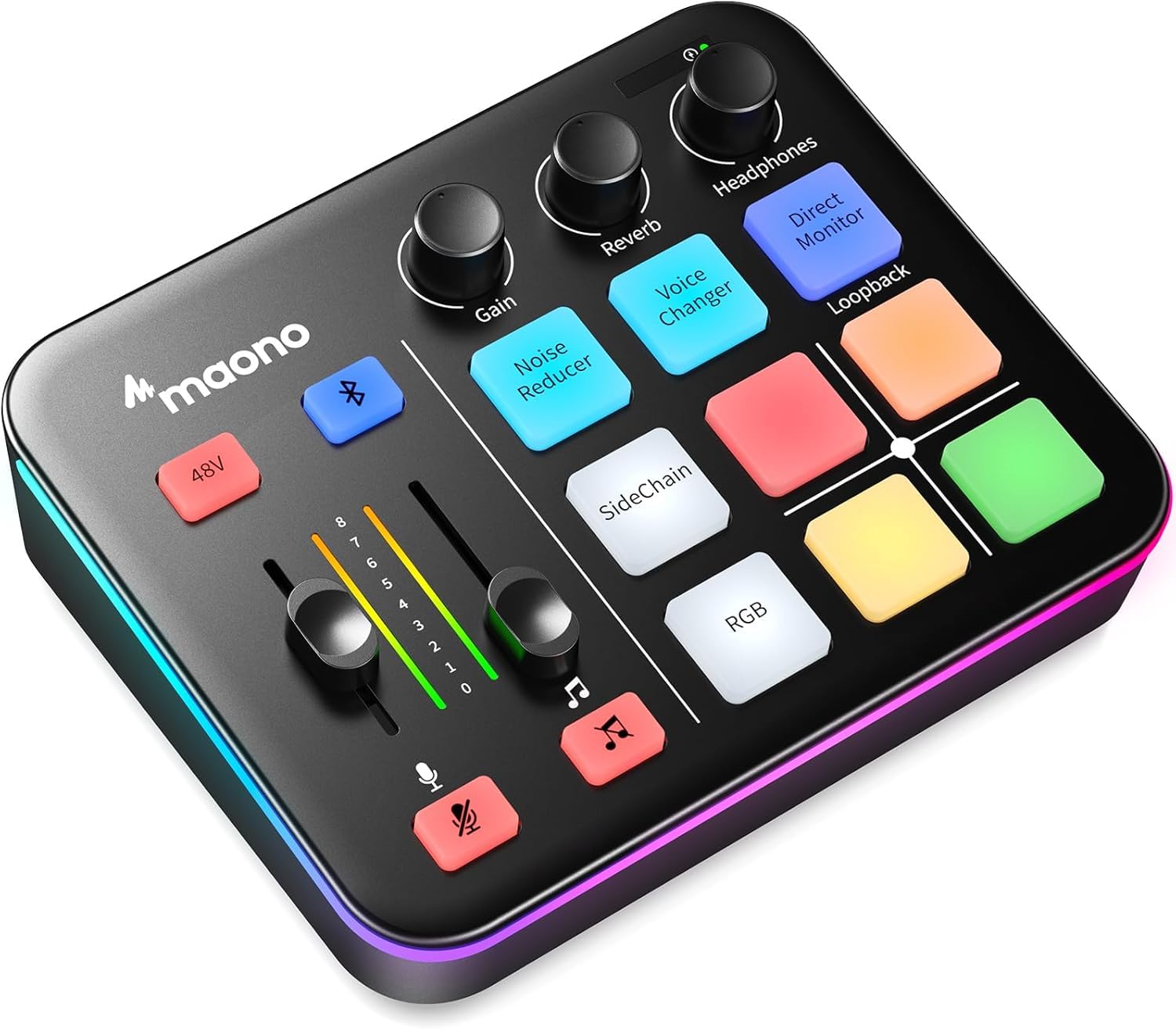Amazon.com: MAONO Gaming Audio Mixer, Audio Interface with Pro