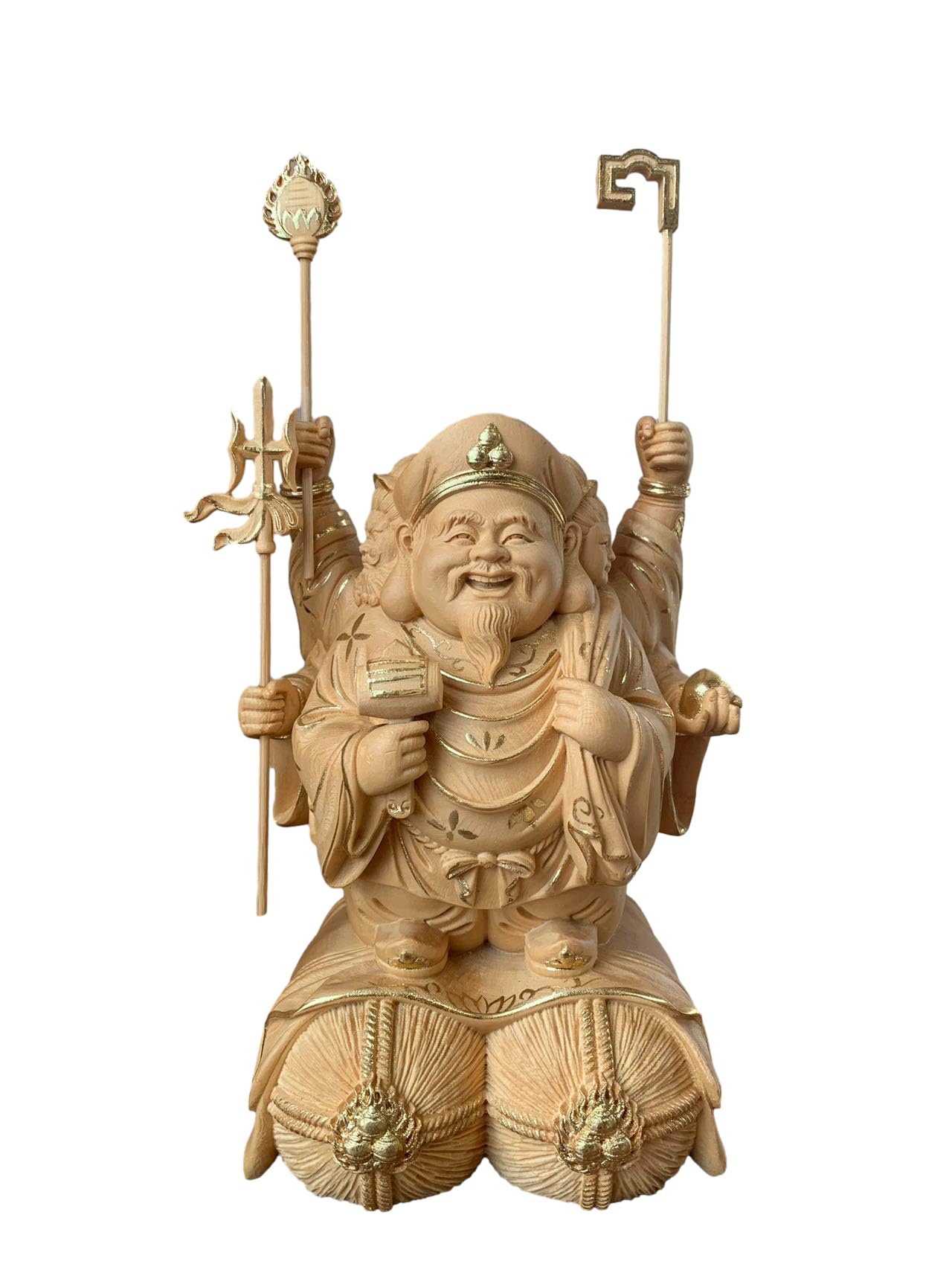 仏像❤️超激レア❤️三面大黒天最強開運日に信貴山にて