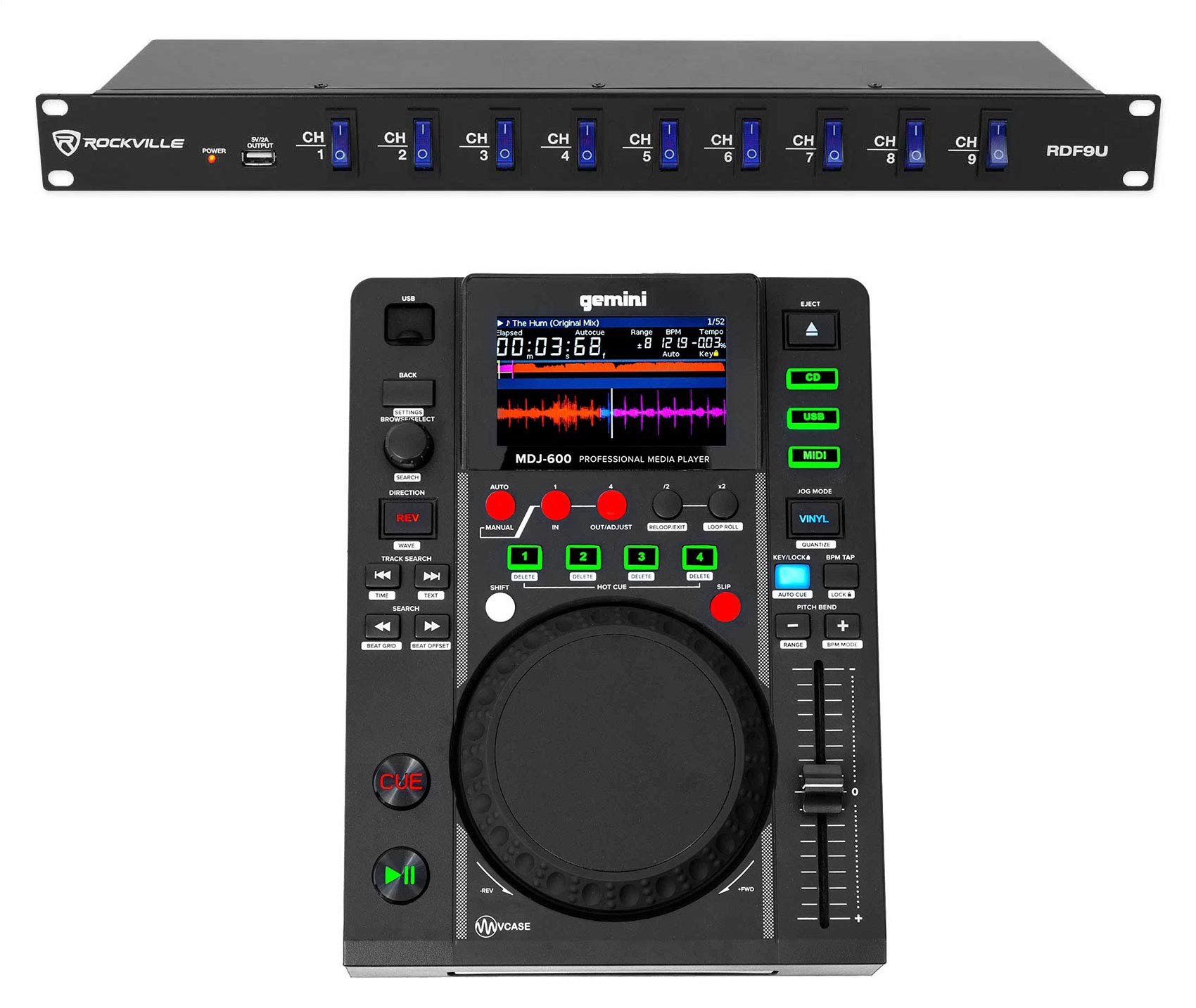 Amazon.com: Gemini MDJ-600 Single Tabletop USB/CD Media Player DJ