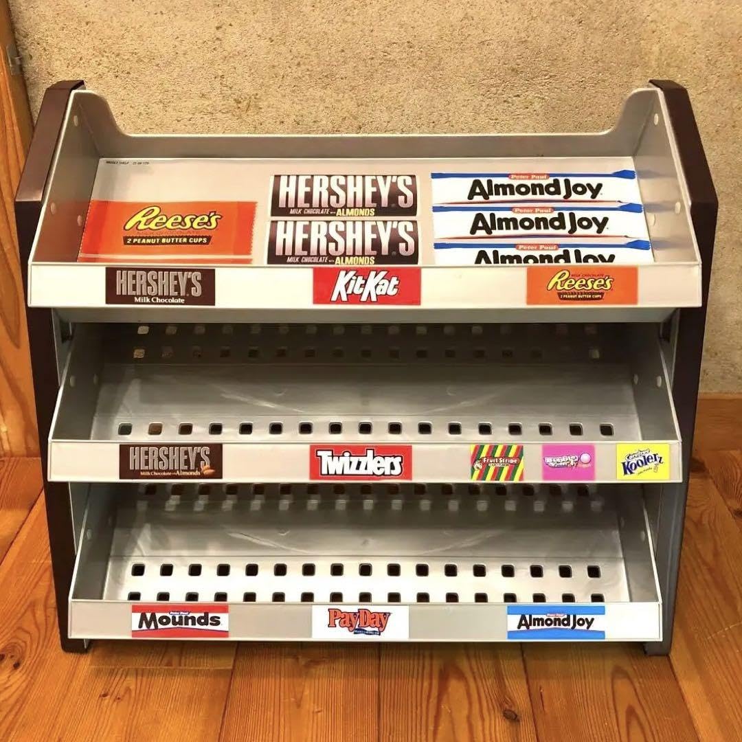 120 1970年代 ハーシーズ ストアディスプレイ シェルフラック アメトイ