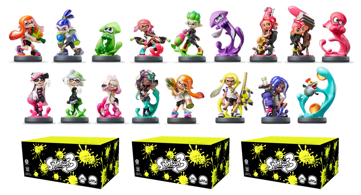 amiibo 17体セット Amazon.co.jp: 【オリジナル スプラトゥーン3BOX