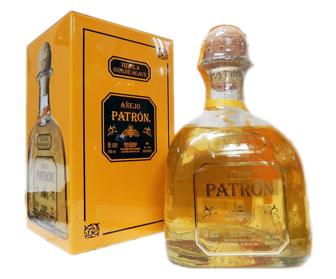 Amazon.co.jp: パトロン アネホ テキーラ 750ml 40度 箱付 [並行輸入品