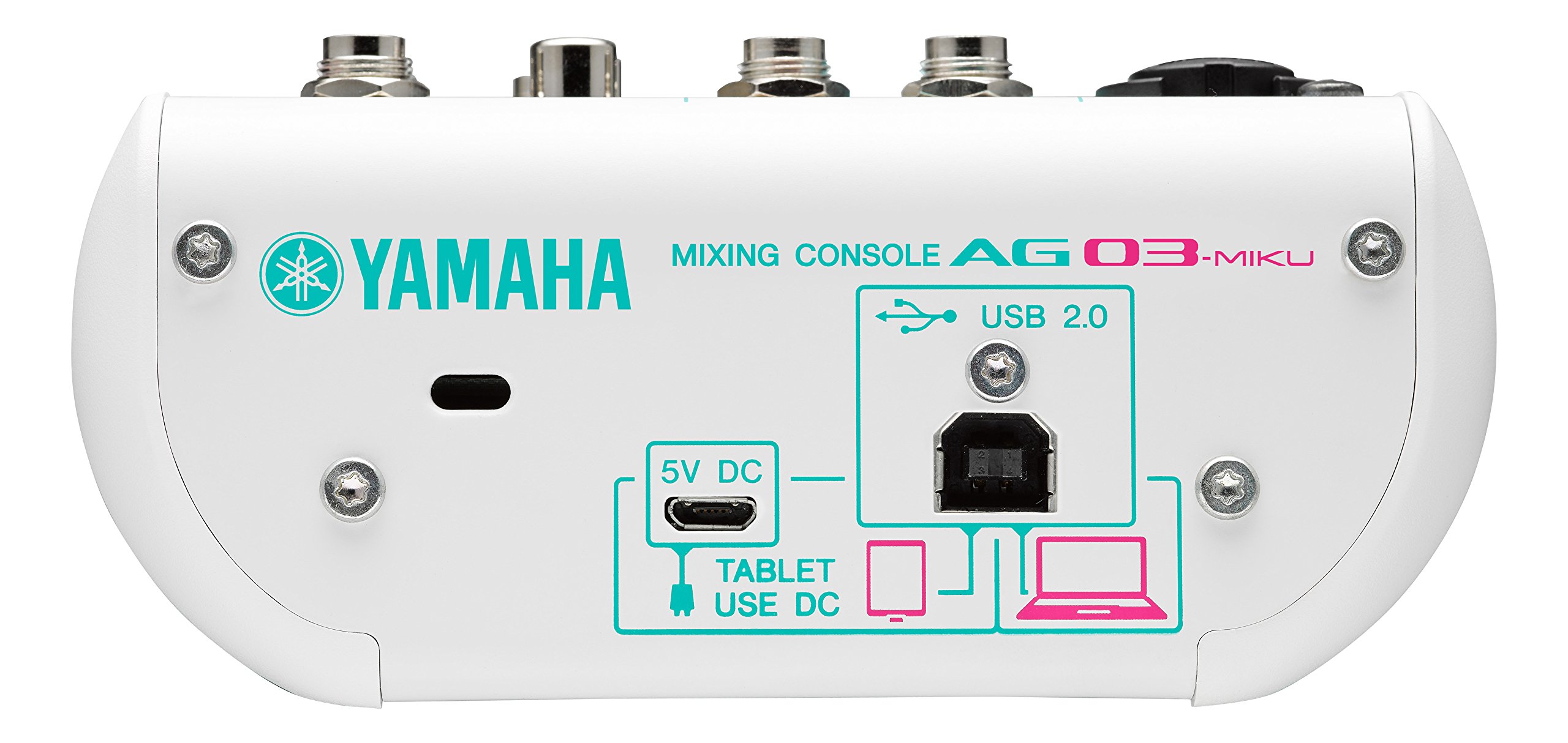 通電のみ確認】音響ミキサー YAMAHA AG03-MIKU 通電のみ確認】音響