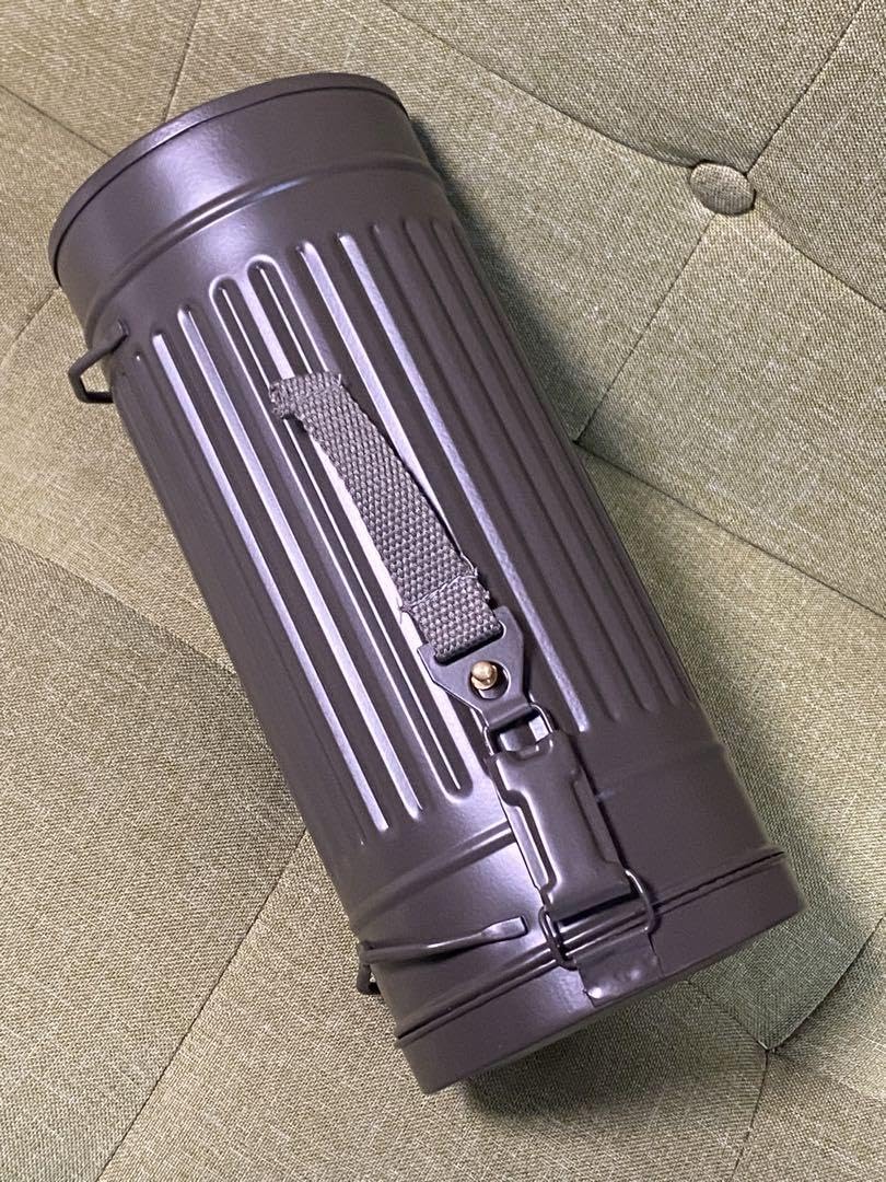 WWⅡ ドイツ軍 ガスマスクコンテナセット（レプリカ）サバゲ コスプレ