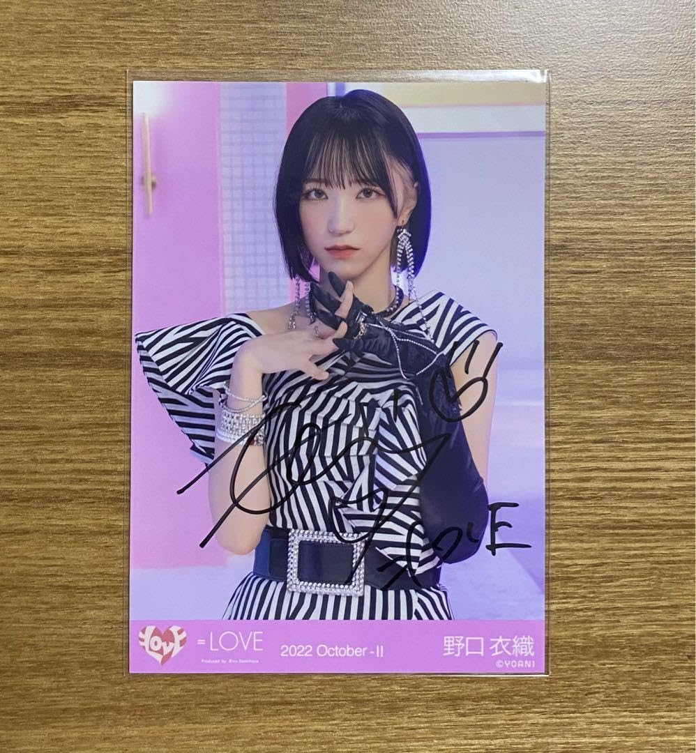 イコラブ 野口衣織 ヨリ 直筆 Be Selfish MV衣装 生写真 イコラブ 野口