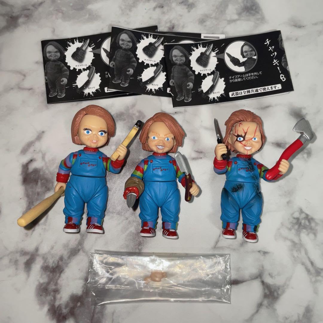 チャッキーフィギュア4点セット＆ガチャ4点＆キューピーコラボ