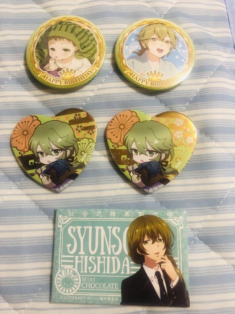 明治東亰恋伽 めいこい バースデー 缶バッジ 春草 明治東亰恋伽 め