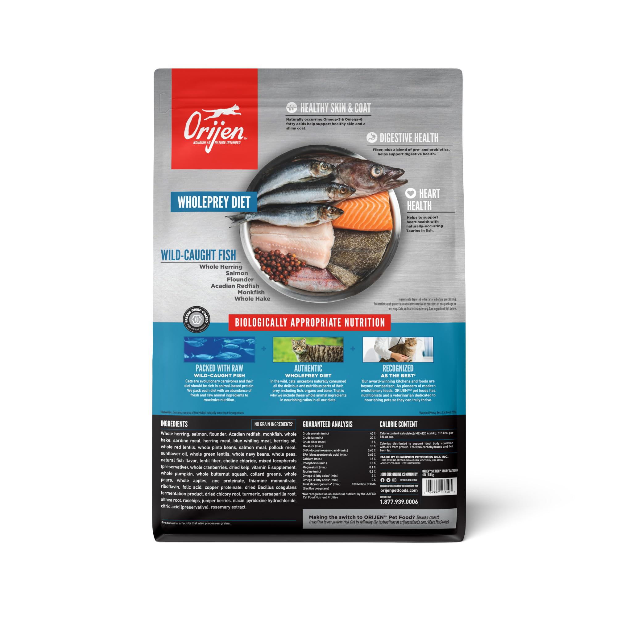 オリジンフィット&トリムキャット1.8kg シックスフィッシュキャット1.8