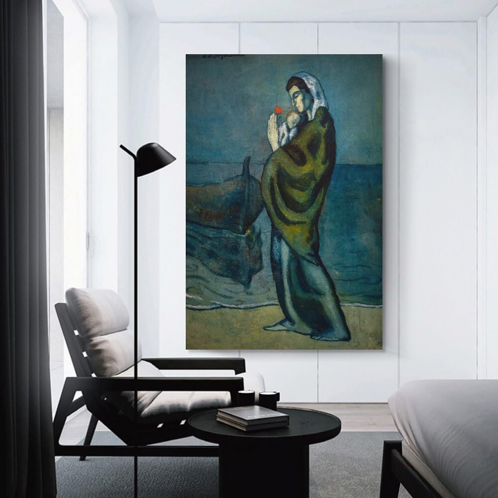 Amazon.co.jp: パブロ・ピカソ Pablo Picasso 《母子像》絵画 アート