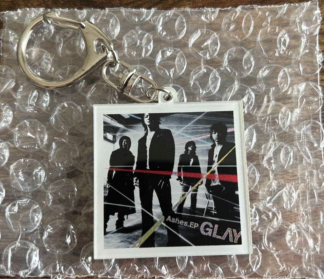 値下げ】GLAY AMEX シングルジャケットキーホルダー 14個セット Amazon