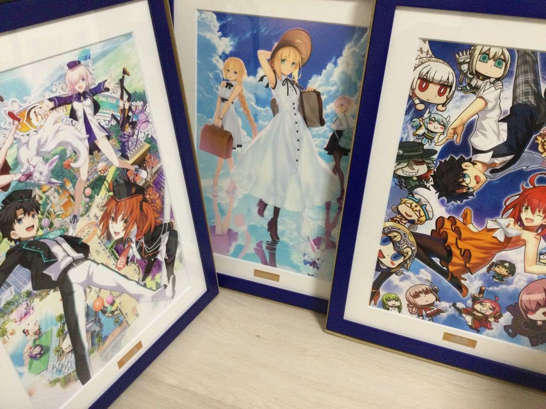 FGO 7周年記念 メインビジュアル キャラファイングラフ