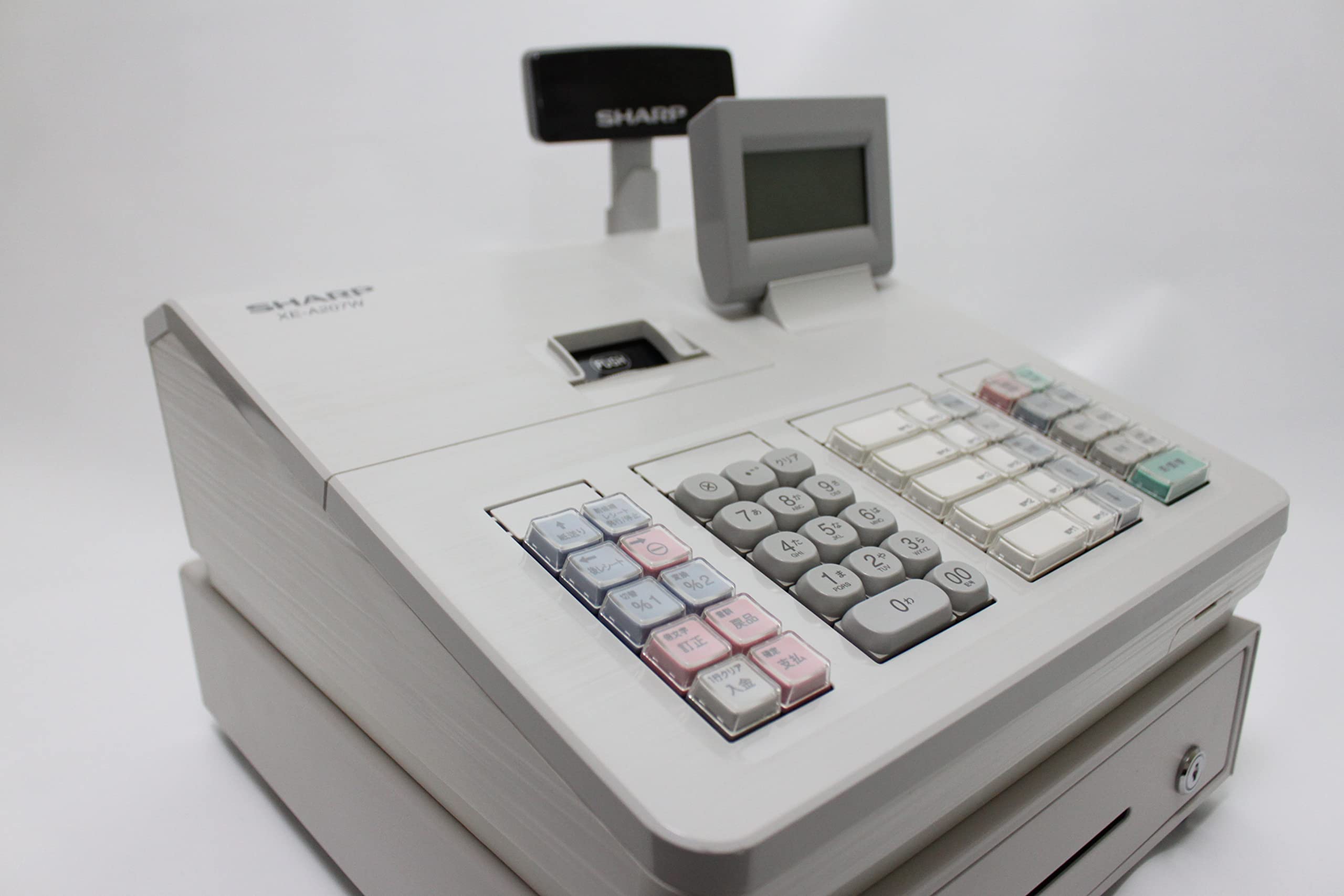 動作品 SHARP XE-A207E 電子レジスター 取説付き 動作品 SHARP XE