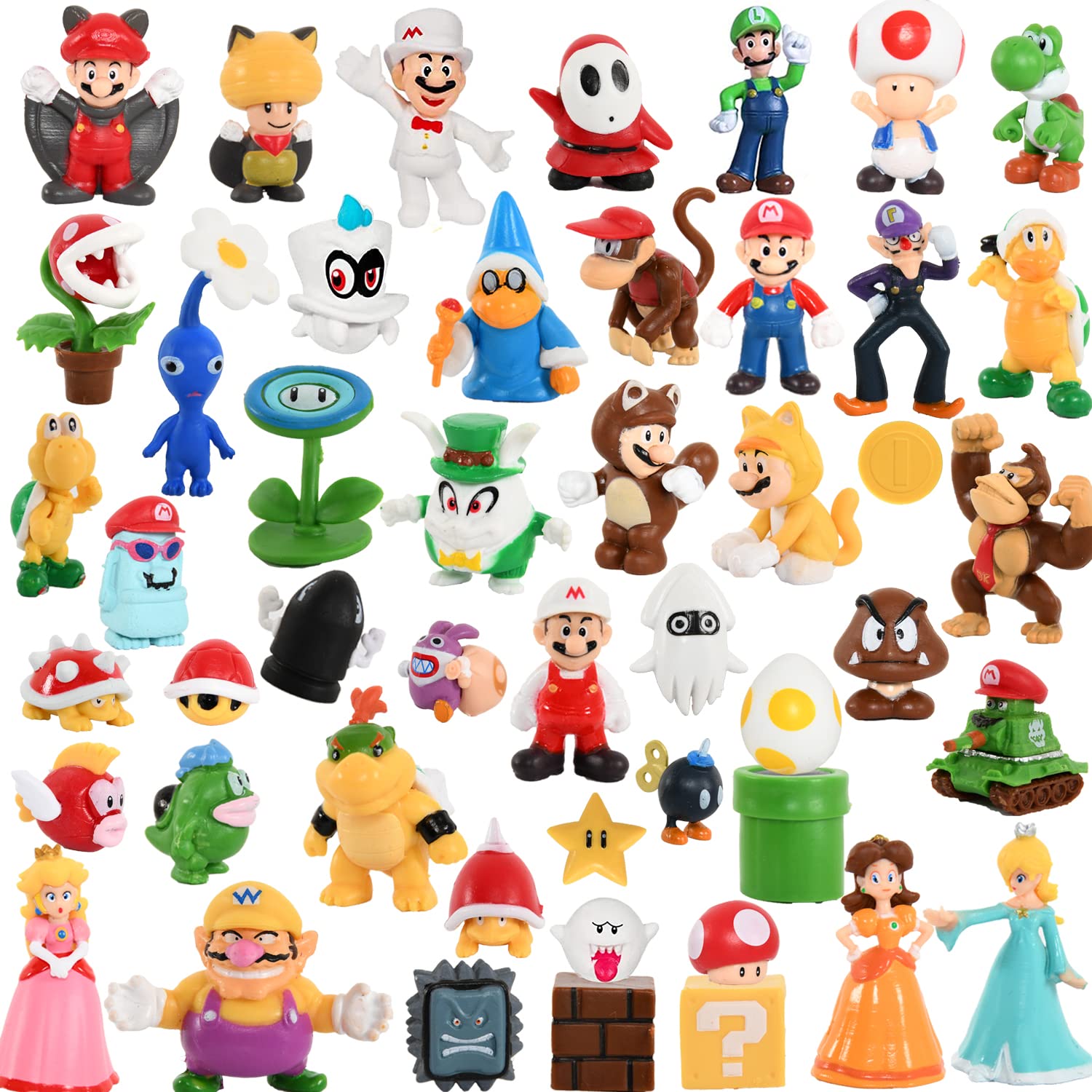 Amazon.co.jp: スーパーマリオ アクションフィギュア 5cm 48個セット