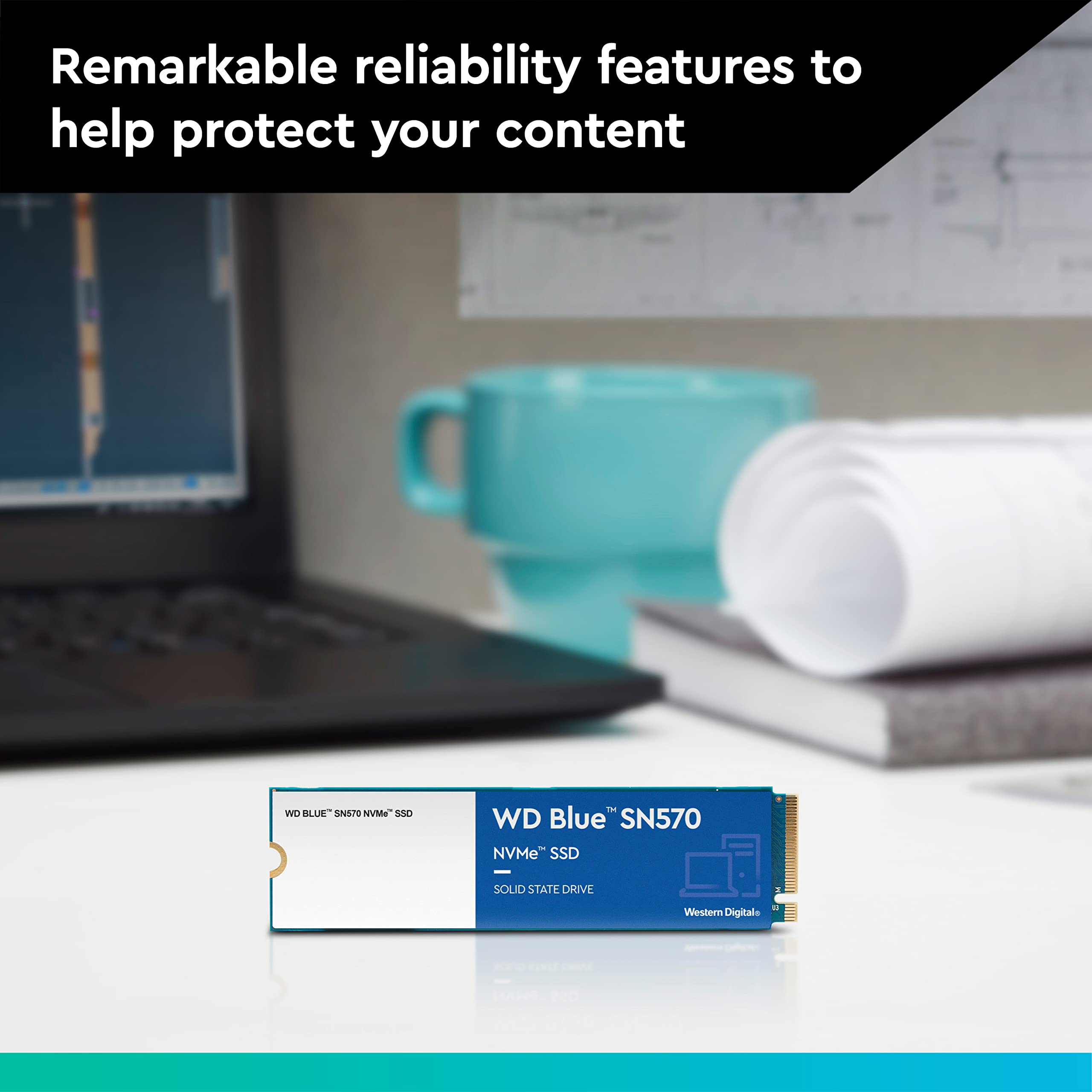 Amazon | Western Digital(ウエスタンデジタル) 1TB WD Blue SN570