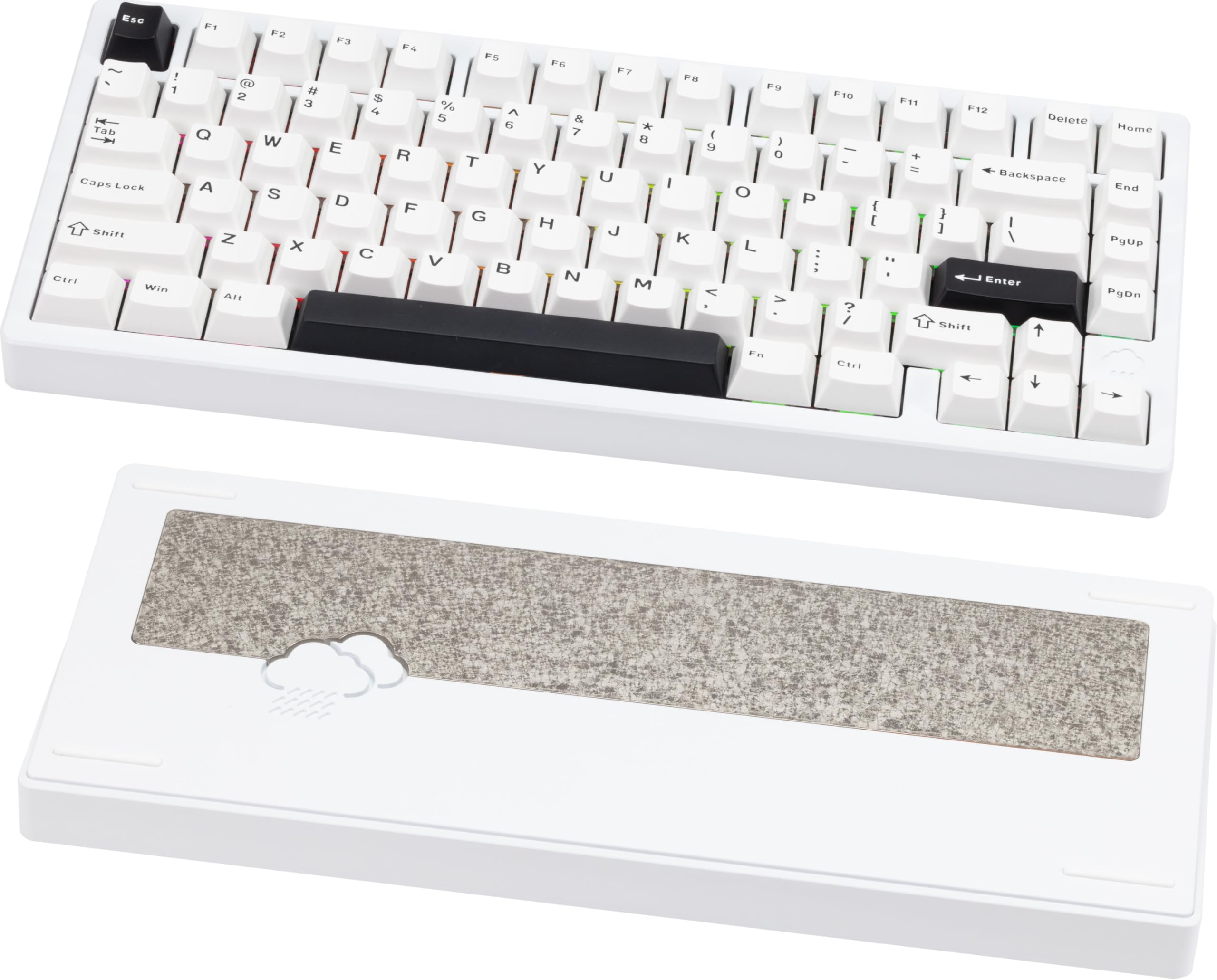 Amazon.com: KEEBMONKEY WOBKEY Rainy 75 CNC Aluminum HMX/JWK/Cocoa