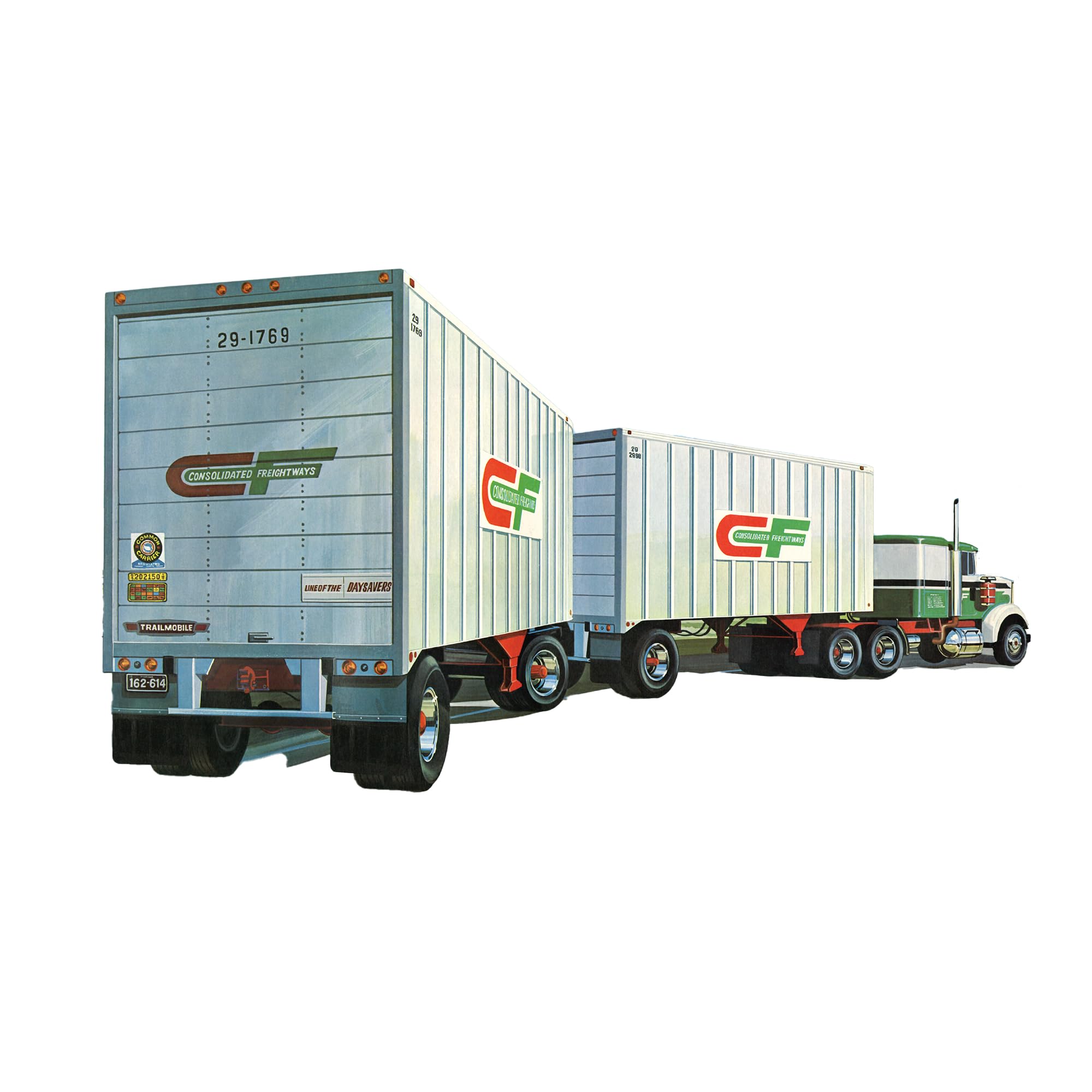 amt 1/25 フルハーフ トレーラー [組立式プラスチックモデル] amt 1/25