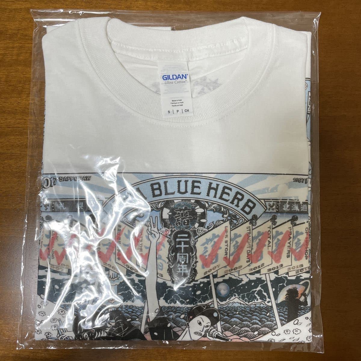 THA BLUEHERB ブルーハーブ Tシャツ Lサイズ 野音 BOSS THA BLUEHERB