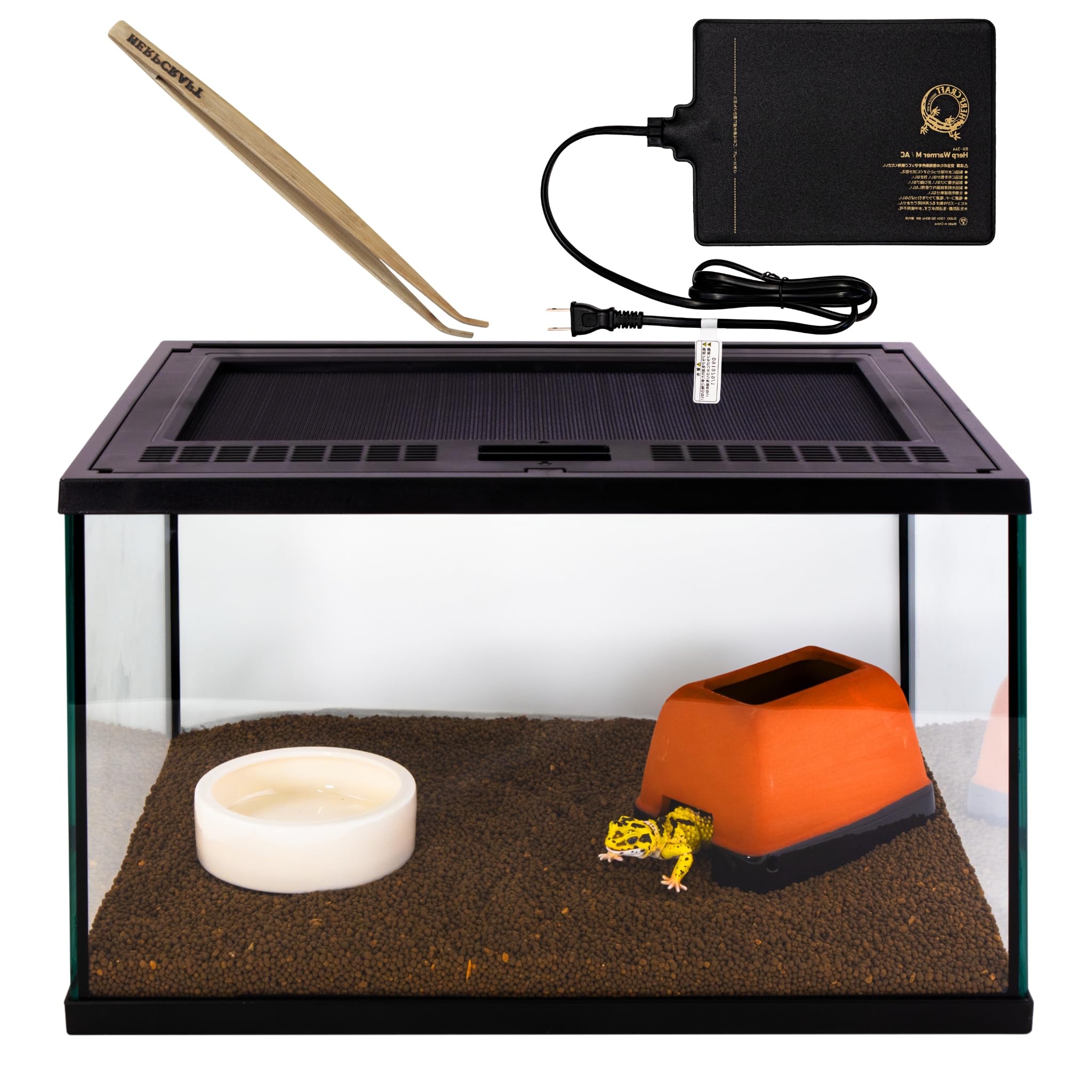 Amazon | スドー レオパ飼育セット キット 爬虫類 ヤモリ ガラスケージ