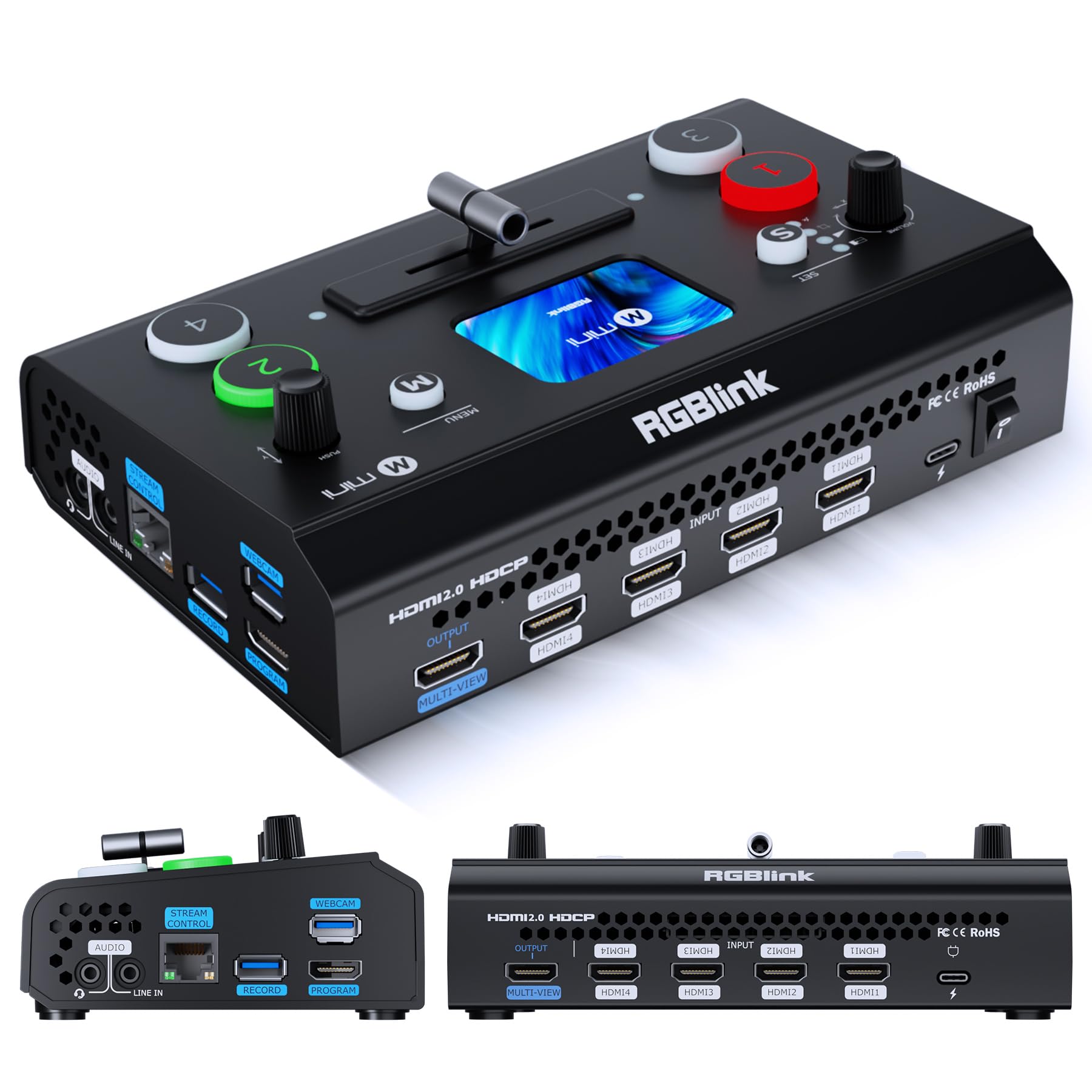 Amazon.com: RGBlink Mini V3 Video Switcher with Customizable