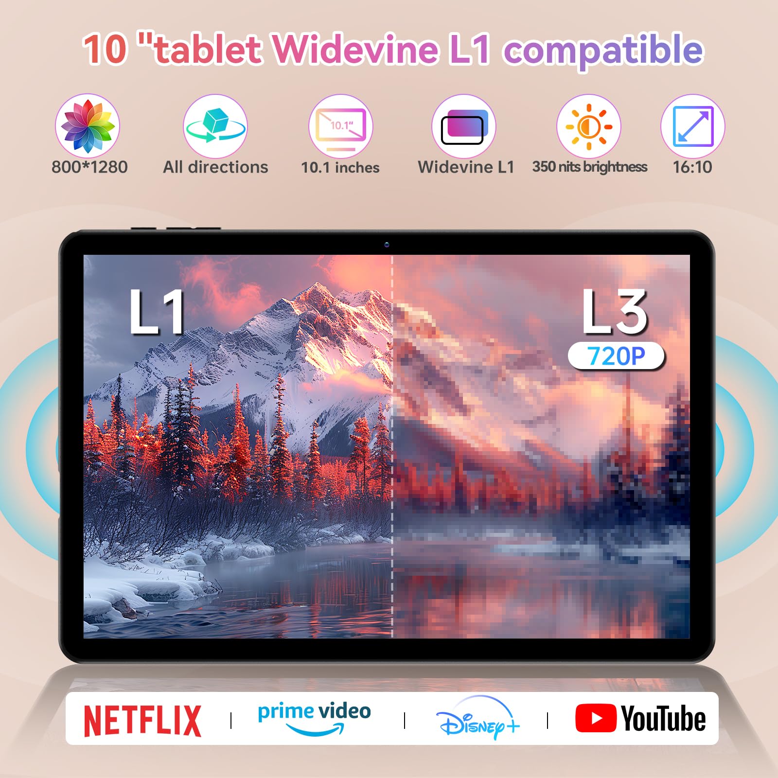 Amazon.com : Alphawolf Lpad2S Android 15 Tablet 10 inch,20GB (8+