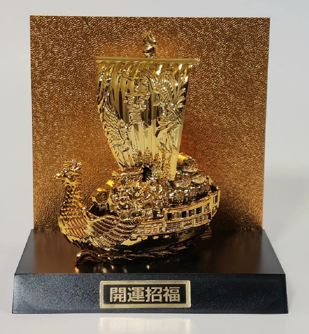 良念⁄寿老人図⁄七福神の内の一人⁄掛軸☆宝船☆