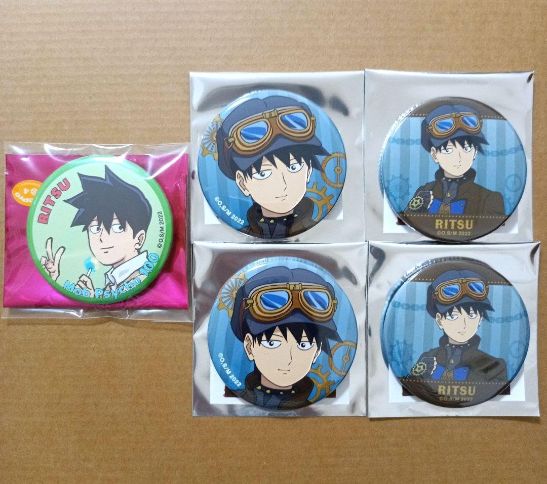 匿名配送】モブサイコ100 Ⅲ 卒業イベント 缶バッジ 影山律 匿名配送