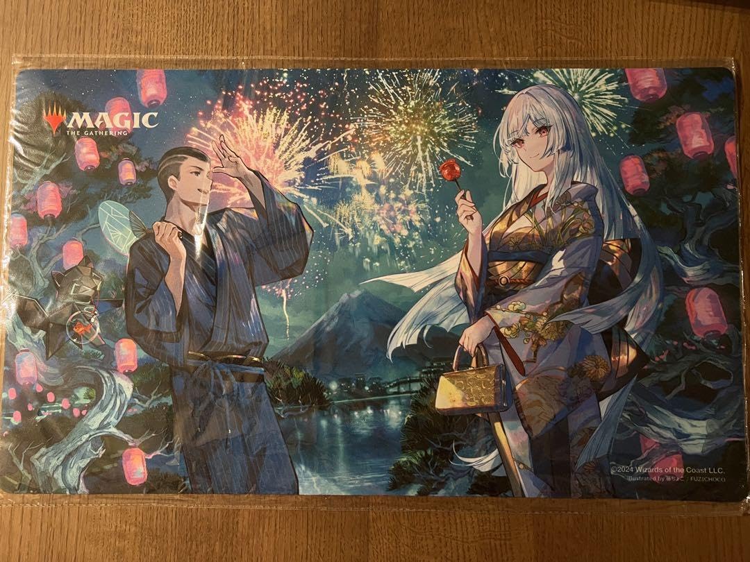 プレイマット マジック大戦祭 箔押し版 ラノワールのエルフ マジック