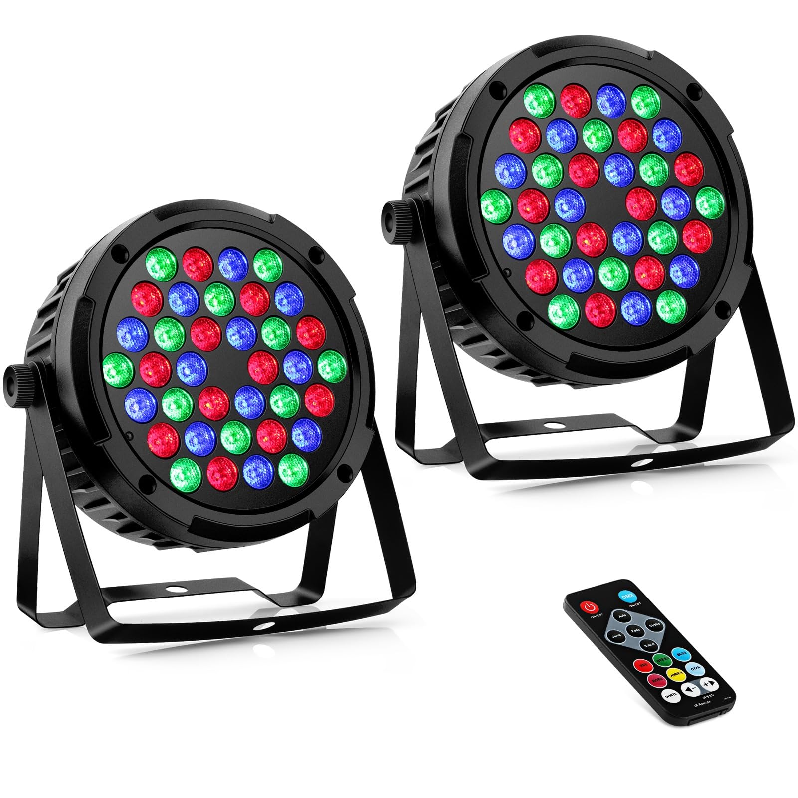 Amazon.com: 36LEDs RGB Stage Par Lights - OPPSK 36W Sound