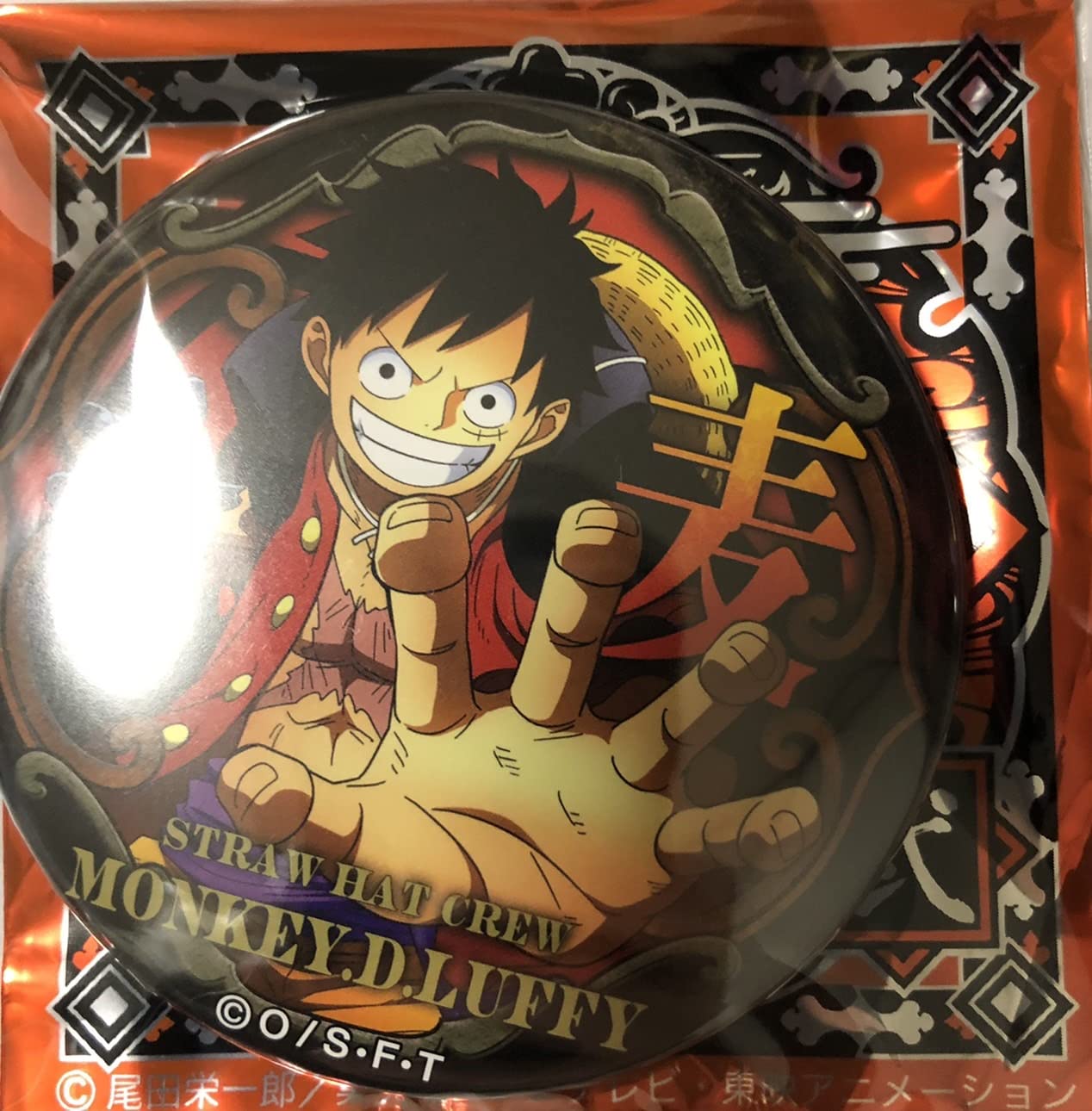 お*か様 ワンピース eternal log ルフィ チョッパー 缶バッジ 特典 大