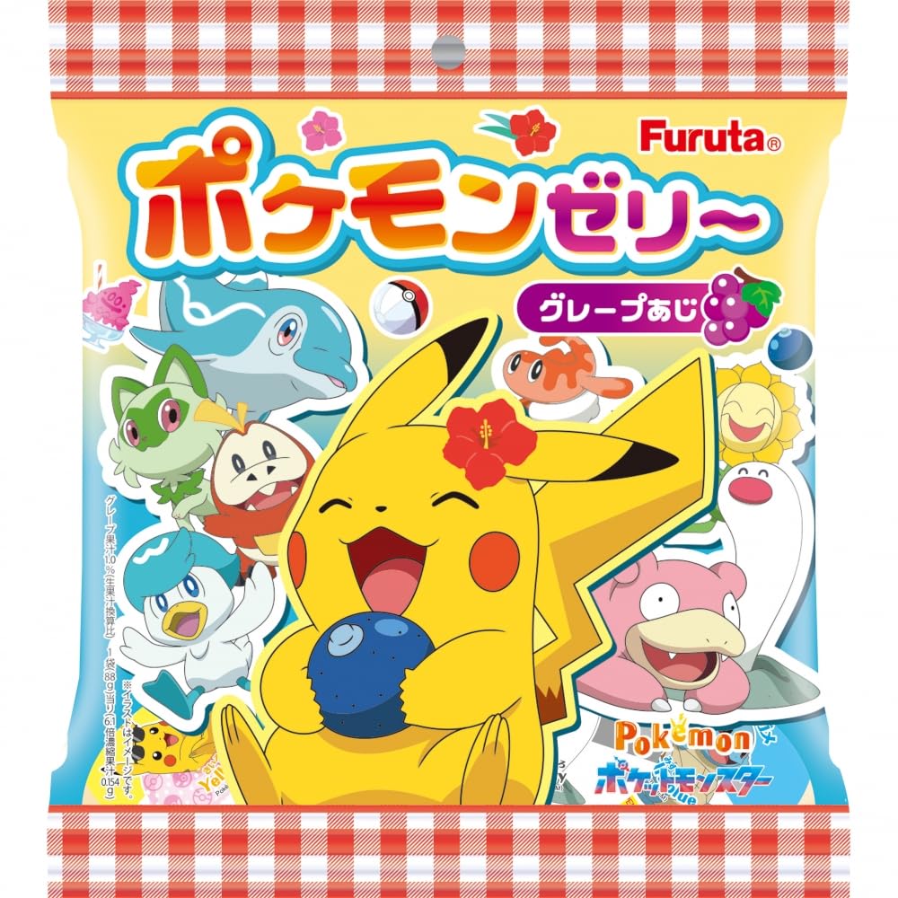 Amazon.co.jp: フルタ ポケットモンスターフルーツゼリー 88g×4袋