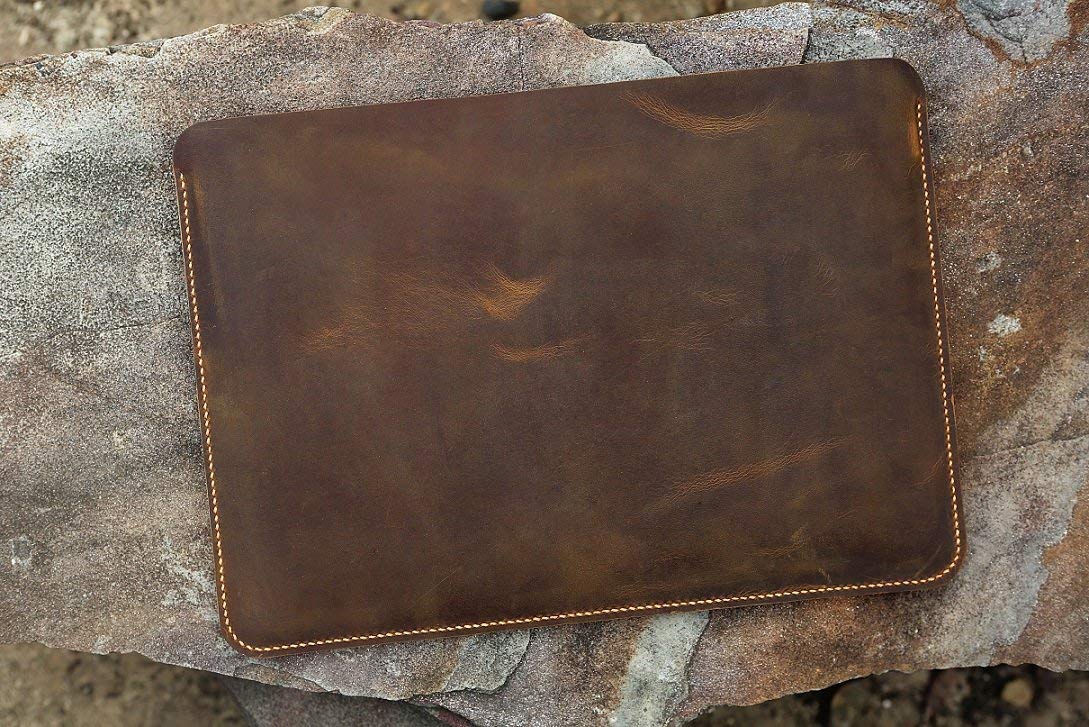 Amazon.co.jp: 手作り MacBook向け レザースリーブケース オイル