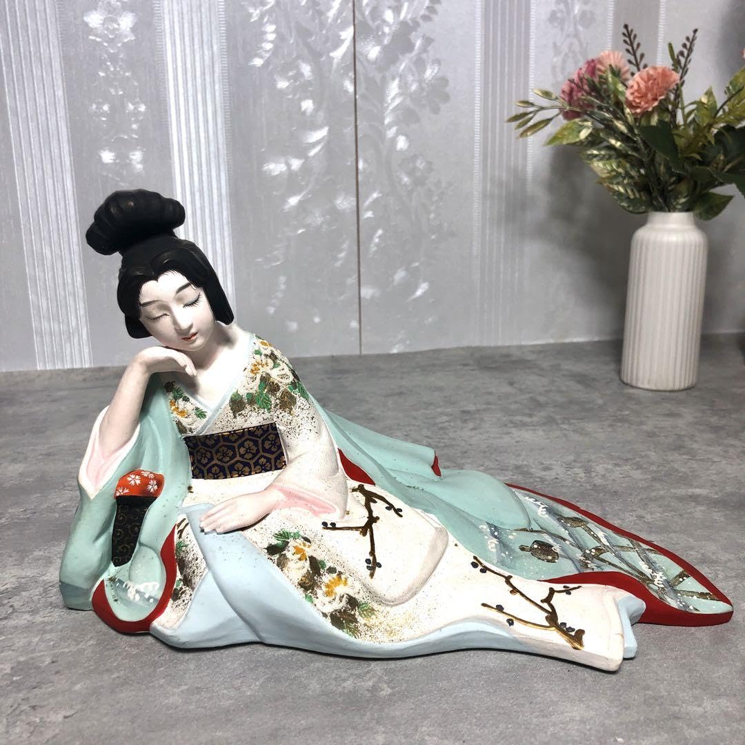 浮世絵 艶絵 春画 陶人形 春画人形 子守歌 置物 V 6710 浮世絵 艶絵