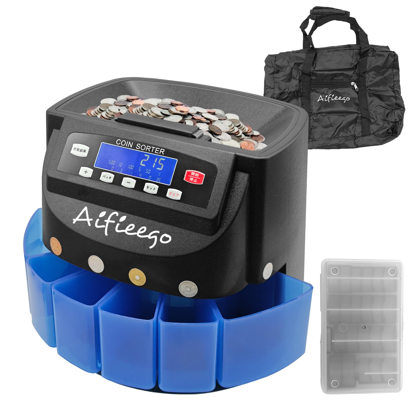 元値17000円 Aifieegoカウンター 自動選別 硬貨計数機 Amazon